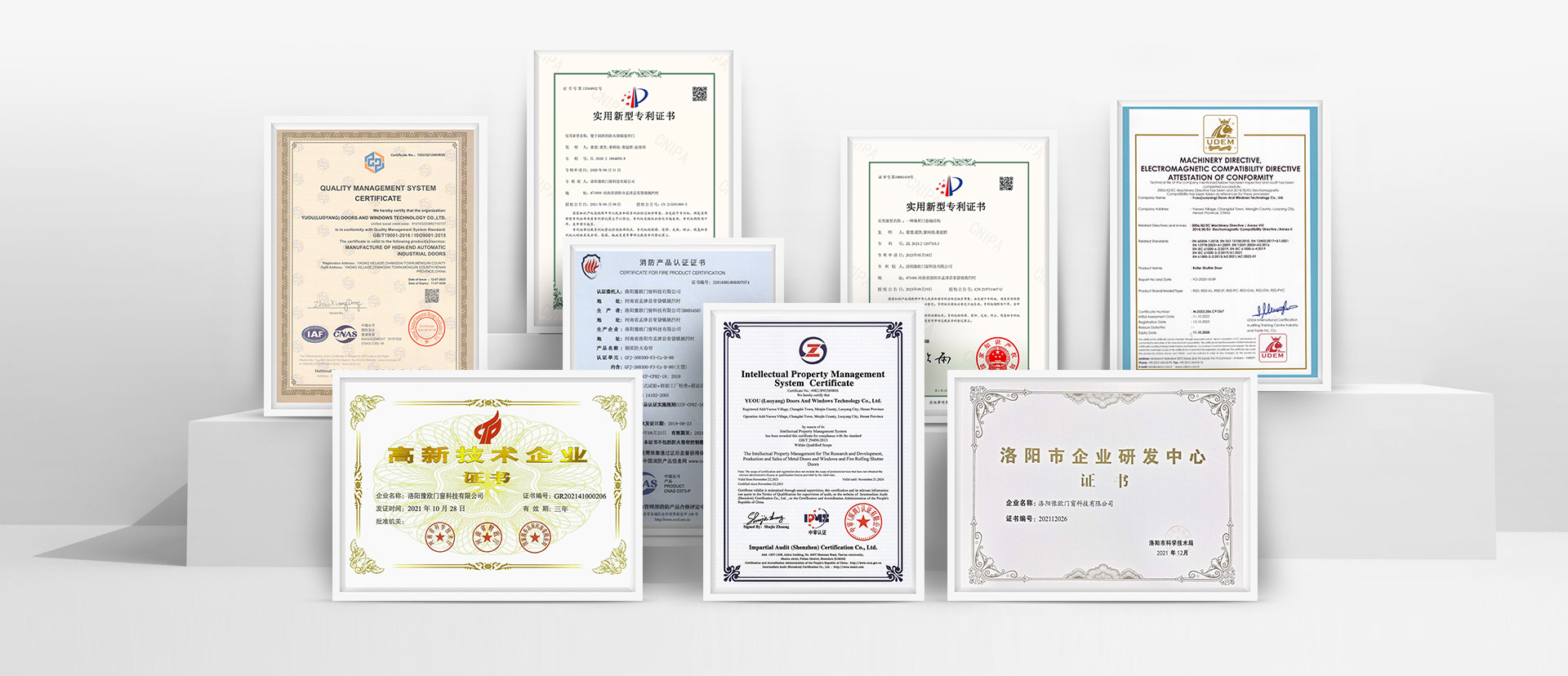 Certificates