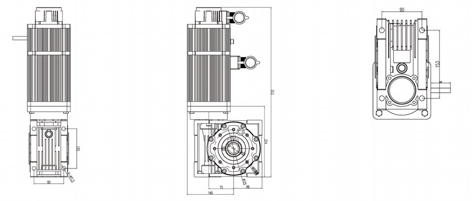 Motor cửa tốc độ cao 2200W