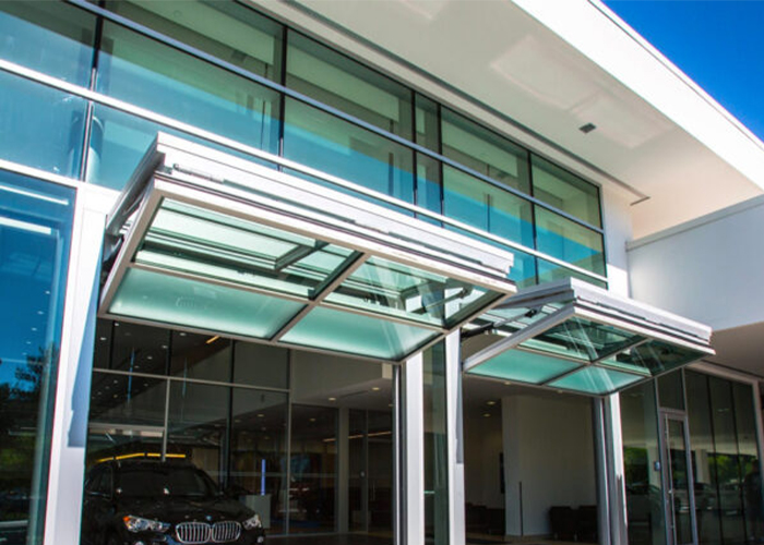 Cửa nhà để xe theo chiều dọc